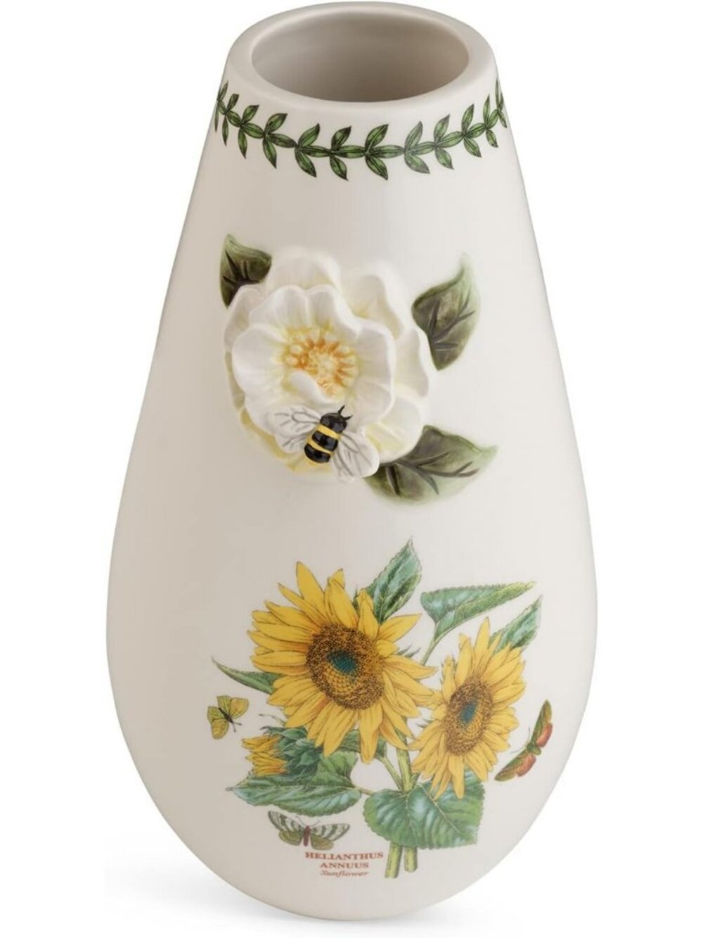 Sunflower Bouquet Vase - Chip Resistant, Floral Design, Perfect for Home Decor